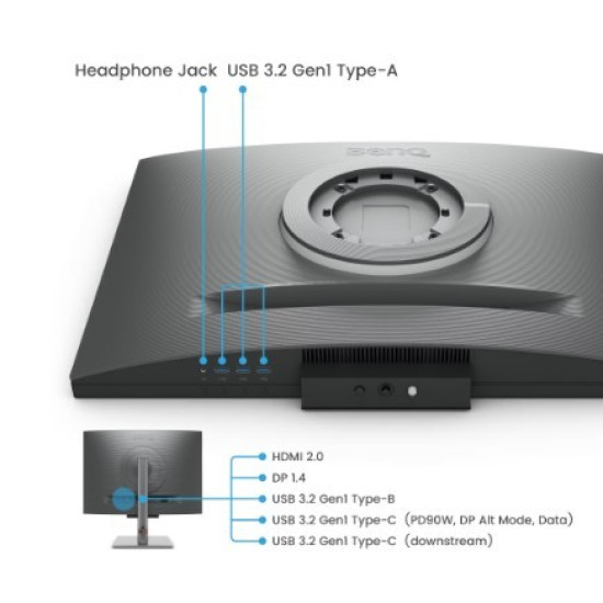 Monitor 28 cali RD280U 4K IPS 5ms/IPS/1200:1/HDMI/DP 