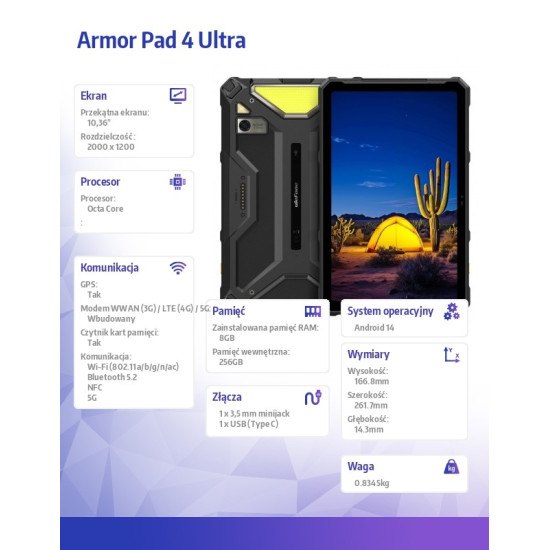 Tablet Armor Pad 4 Ultra 5G 10.36