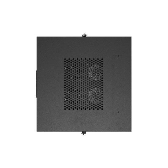 Szafa instalacyjna rack stojąca 19 cali 37U 600x600 drzwi perforowane LCD czarna (Flat pack)