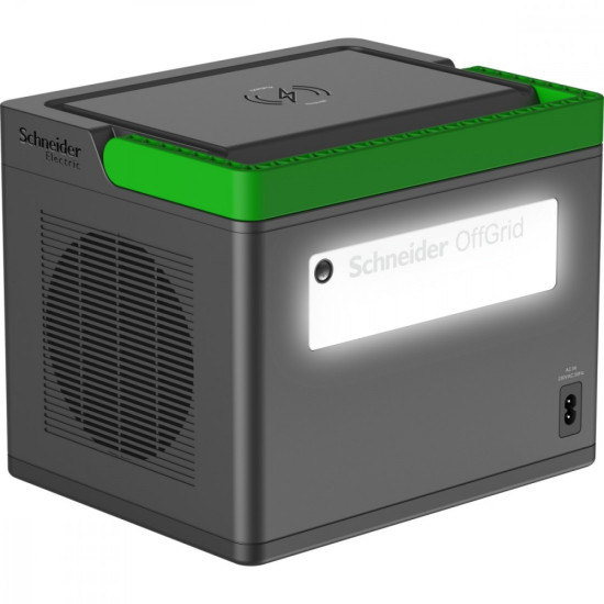 Stacja zasilania PPS500-GR Schneider OffGrid Portable Power Station 500, 517Wh   Lithium-ion, 2 Schuko, Sinewave 