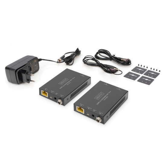 Przedłużacz / Extender HDMI 70m po skrętce kat.5e/6/7 4K 60Hz PoC (Power over Cable) (zestaw)