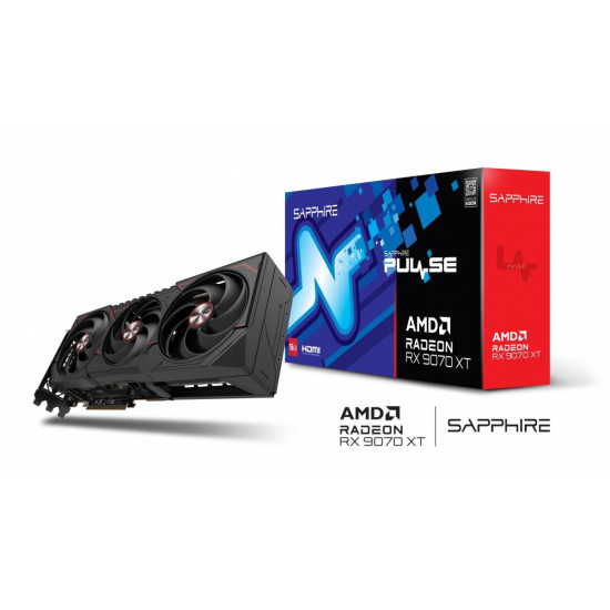 Karta graficzna Radeon RX 9070 XT PULSE 16GB GDDR6 256bit 2DP/2HDMI