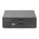 Przełącznik KVM, 2 portowy, 4K 60Hz, 2xDisplayPort IN, 1xDisplayPort OUT, 2xUSB, 2xAudio IN&OUT 