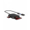Czytnik Kart CF,TF,SD,microSD, Type-C+A, IB-CR302-CU3 