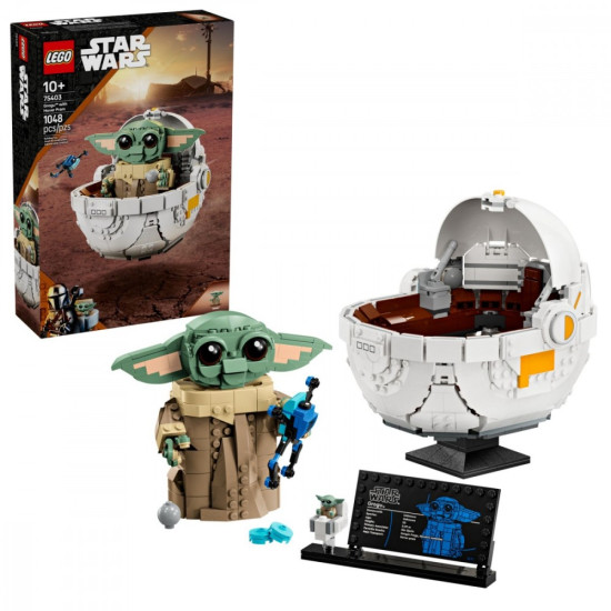 Klocki Star Wars 75403 Grogu w wózku 