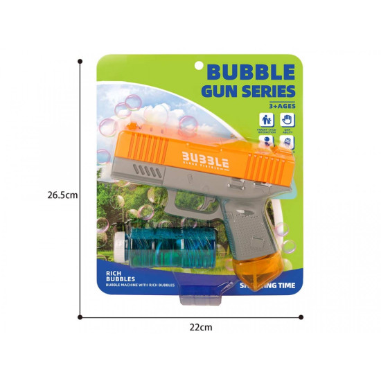 Pistolet na bańki mydlane + płyn 