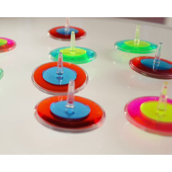 Magiczny spinner Lawa sztorm 12 sztuk DISPLAY