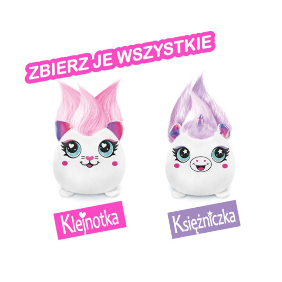 Maskotka Projekt Plusz Fryzurki - Zestaw z elektronicznym aerografem - Księżniczka