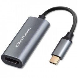Adapter aluminiowa przejściówka USB-C na HDMI 4K | 60Hz | 32AWG 
