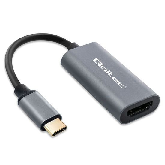 Adapter aluminiowa przejściówka USB-C na HDMI 4K | 60Hz | 32AWG 