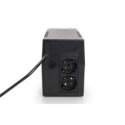 UPS Line-Ineractive LED BASIC, 600VA/360W, 1x12V/7Ah, AVR, 2x Schuko CEE 7/3