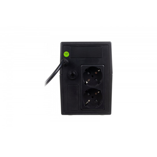 UPS Line-Ineractive LCD BASIC, 600VA/360W, 1x12V/7Ah, AVR, 2x Schuko CEE 7/3