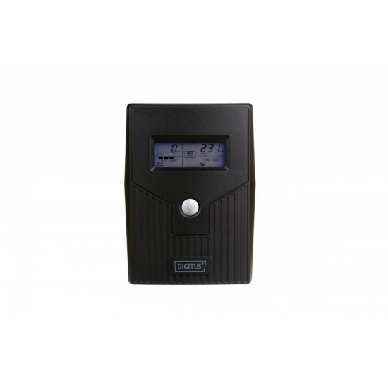 UPS Line-Ineractive LCD BASIC, 600VA/360W, 1x12V/7Ah, AVR, 2x Schuko CEE 7/3