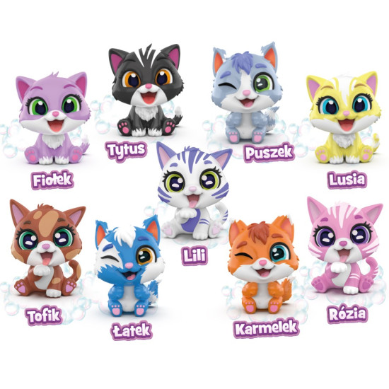 Figurki Brudaski w kąpieli Kotki Zestaw Jacuzzi 