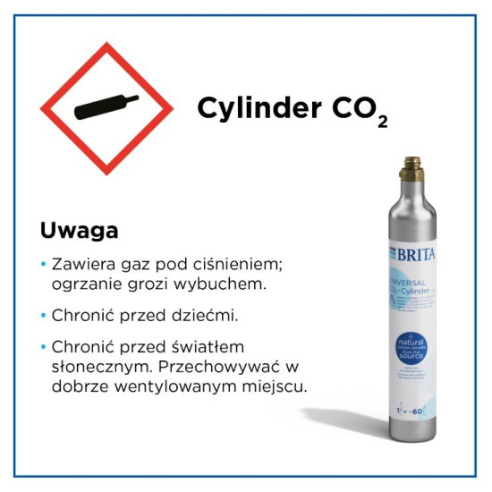 Saturator sodaTRIO biały 