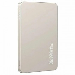 PowerBank 5000mAh 20W Indukcyjny Magsafe PD Fast Charge tytanowy 