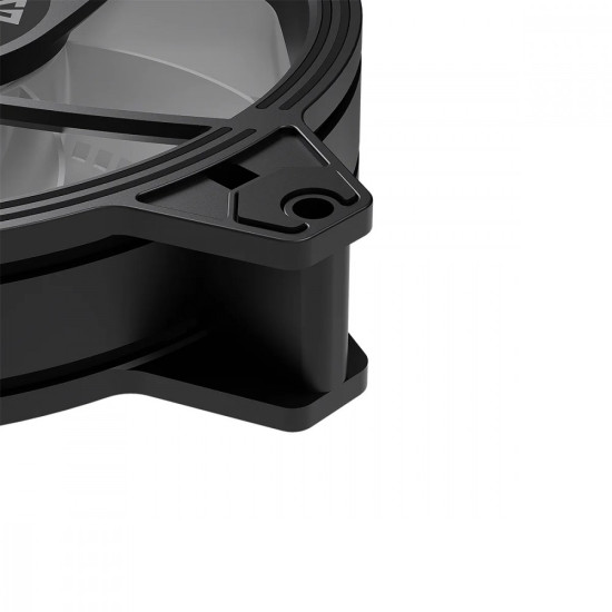 Wentylator ARGB 120x120x25 czarny 