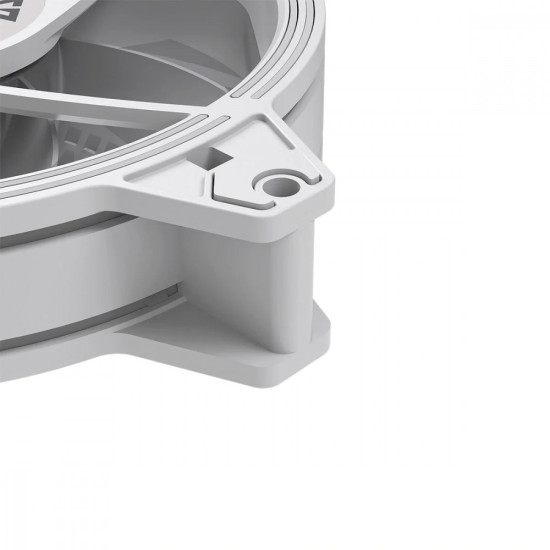 Wentylator ARGB 120x120x25 biały 