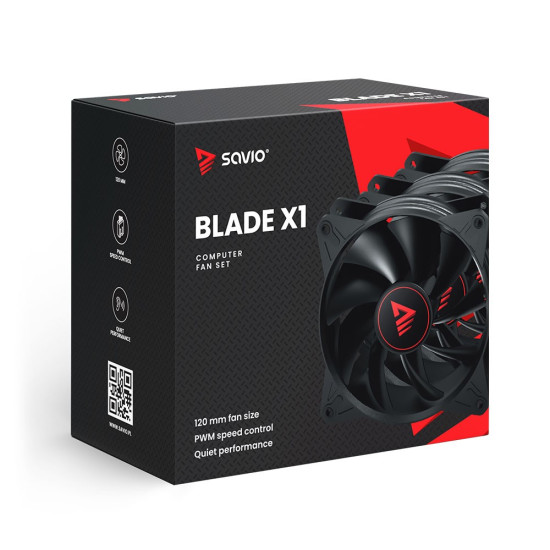 Zestaw wentylatorów BLADE 3 x 120mm 4-pin PWM