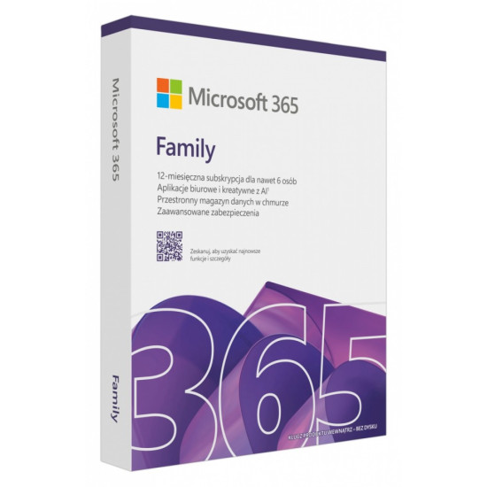 M365 Family PL 1Y 6U Win/Mac EP2-32382 