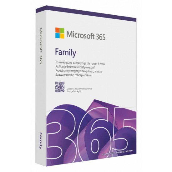 M365 Family PL 1Y 6U Win/Mac EP2-32382 