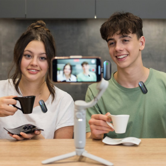 Bezprzewodowy mikrofon 2 sztuki TX-301 