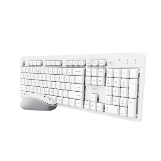 Zestaw klawiatura + mysz Ody II bezprzewodowa biała 