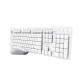 Zestaw klawiatura + mysz Ody II bezprzewodowa biała 