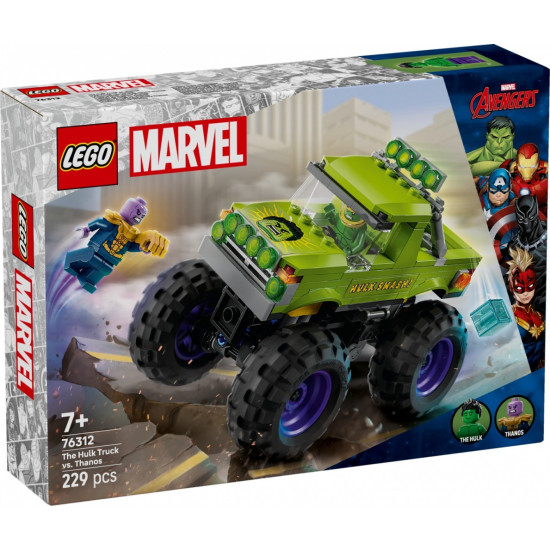 Klocki Super Heroes 76312 Monster truck Hulka kontra Thanos 