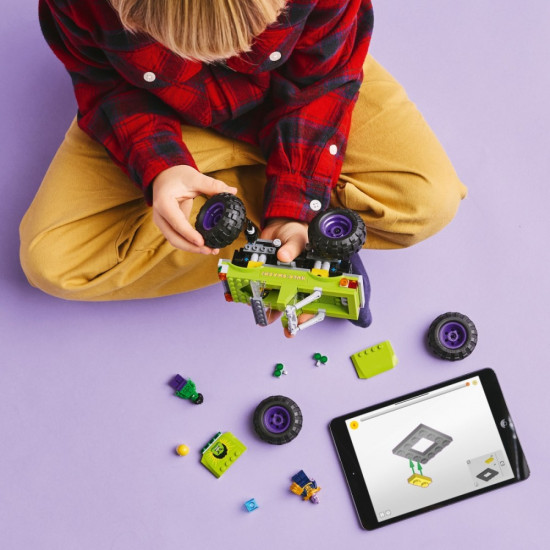 Klocki Super Heroes 76312 Monster truck Hulka kontra Thanos 