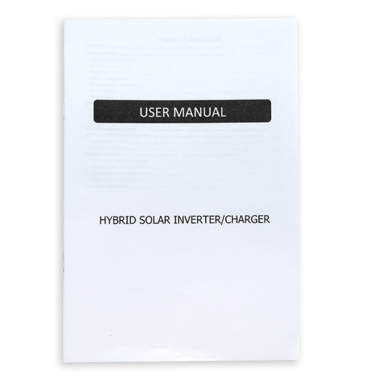 Hybrydowy Inwerter solarny Off-Grid 1500W 100A | 12V | MPPT |    Sinus | Opcja Wi-Fi | Power Factor 1.0 