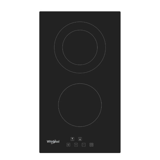 Płyta ceramiczna 2 pola WRD6030B 