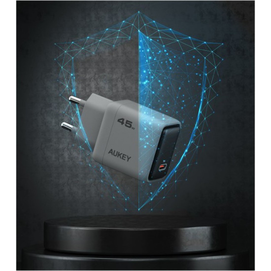 Ładowarka sieciowa PA-C2 1xUSB-C PD 45W 4A QC4+ PD3.0 AFC PPS FCP SCP SSCP