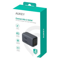 Ładowarka sieciowa PA-C5 3xUSB (2xUSB-C i 1xUSB-A) 100W 5A QC5.0 PD3.0 AFC PPS FCP SCP