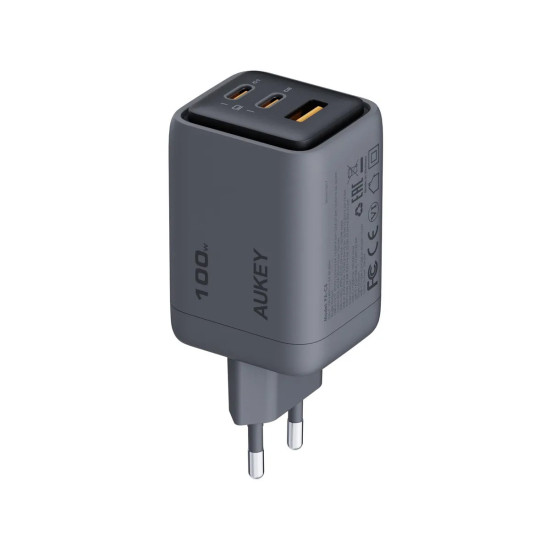 Ładowarka sieciowa PA-C5 3xUSB (2xUSB-C i 1xUSB-A) 100W 5A QC5.0 PD3.0 AFC PPS FCP SCP