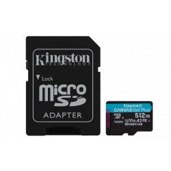 Karta microSD 512GB CanvasGo! Plus 200MB/s A2 U3 V30 + adapter