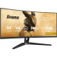 Monitor G-Master 34 cale GCB3486WQSCP-B1,VA,UWQHD,240HZ,1500R,500cd,21:9,     USB-C dock 95W, RJ45, 2x5W