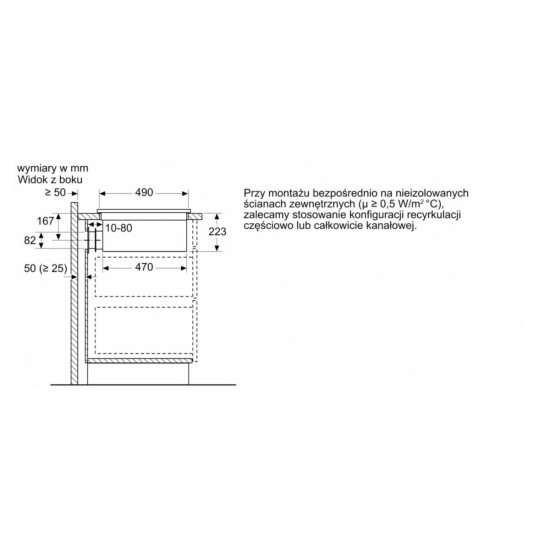Płyta indukcyjna z wbudowanym wyciągiem PVS611B16E