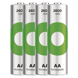 Akumulatorki R6/AA Ni-MH 2600mAh blister 4szt. GP RECYKO