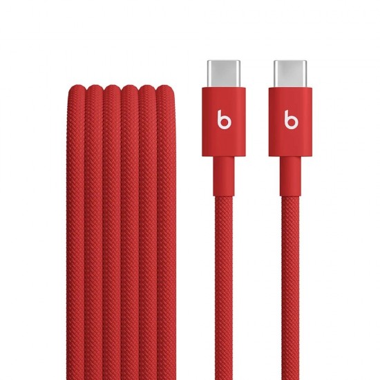 Kabel Beats USB C do C 1.5m Czerwony