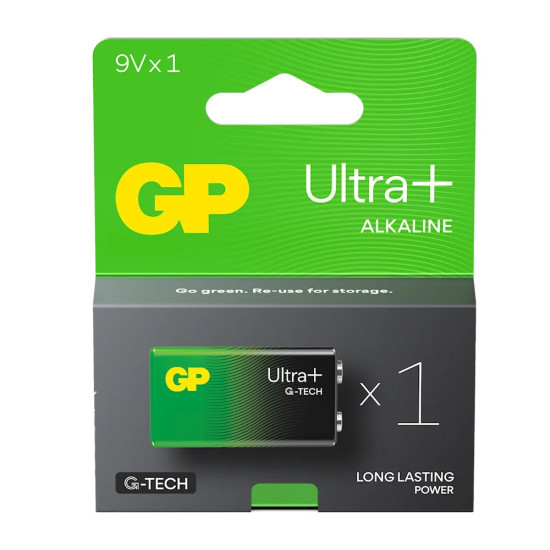 Bateria alkaliczna 6LR61 9V GP ULTRA+ 1 szt. 