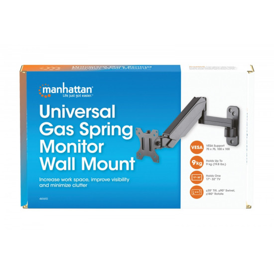 Uchwyt ścienny do TV 17-32cali LED/LCD 9kg obrotowy gazowy 