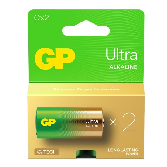 Bateria alkaliczna LR14/C GP ULTRA 2szt. (G-TECH) 