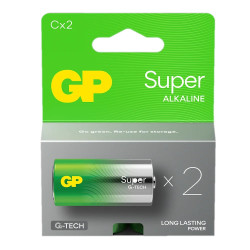 Bateria alkaliczna LR14/C GP SUPER 2szt. (G-TECH) 