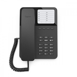 Telefon przewodowy Desk400 Czarny 