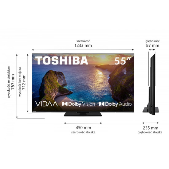 Telewizor LED 55 cali 55UV3463DG