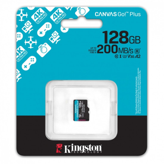 Karta pamięci microSD 128GB Canvas Go! Plus 200MB/s A2 U3 V30