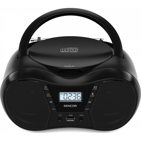 Radioodtwarzacz CD SPT 2300 BK CD/MP3/USB/BT Radio FM 