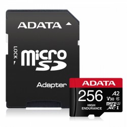 Karta microSD High Endurance 256GB UHS1 U3 V30 A2 100/85MB/s + Adapter 