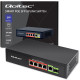 Przełącznik sieciowy SWITCH FAST ETHERNET PoE 4x RJ45 PoE 1x RJ45Uplink 1x SFP | 65W | 1000 Mb/s 